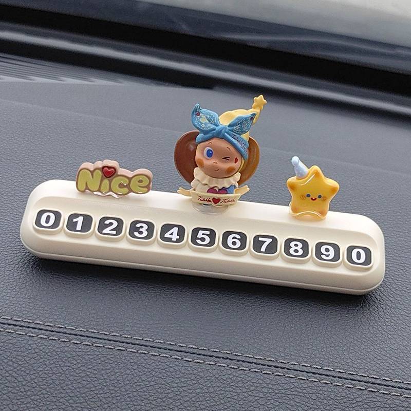 Car Phone Number Sign Temporary Parking Card Temporary Parking Sign Car Phone Number Sign Temporary 