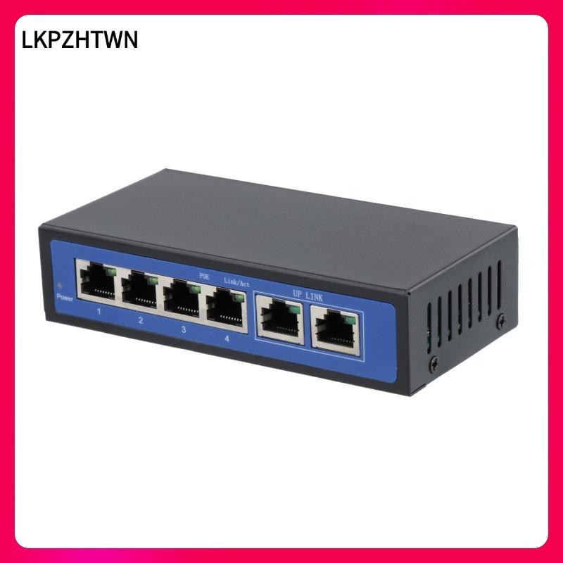 [lkpzhtwn] 6 พอร์ต 100Mbps 4 POE Port & 2 Uplink Power Over Ethernet Switch Adapter