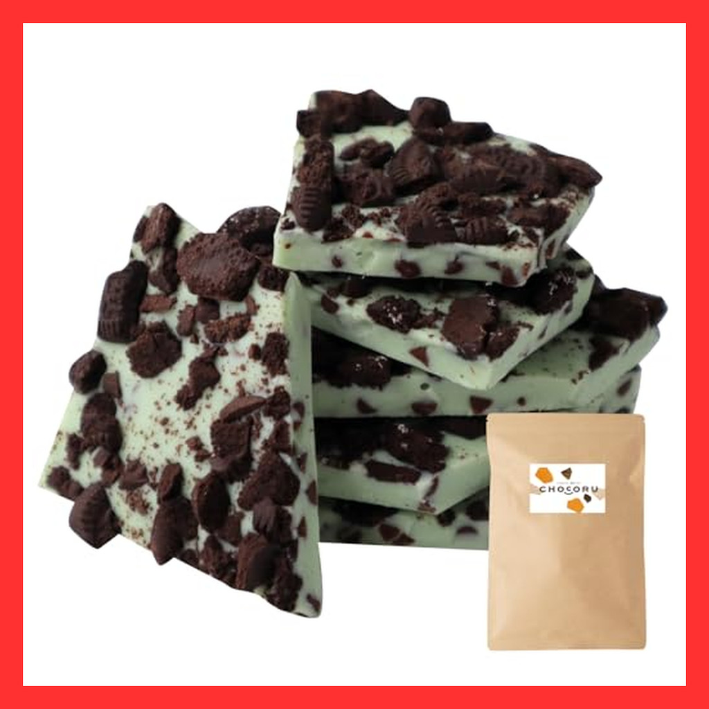 CHOCORU cracked chocolate cool chocolate mint 180g mint chocolate sweets commercial use Eikodo Facto