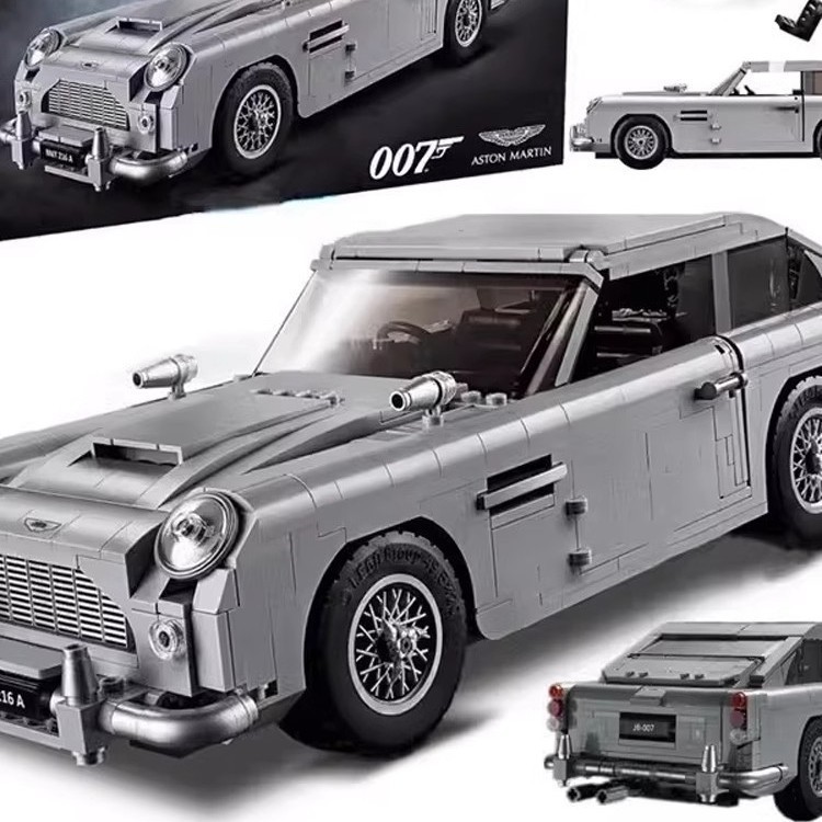 คุณภาพสูงสามารถ 10262 Aston Martin DB5 ประกอบอาคารบล็อกของเล่นรุ่นเครื่องประดับ