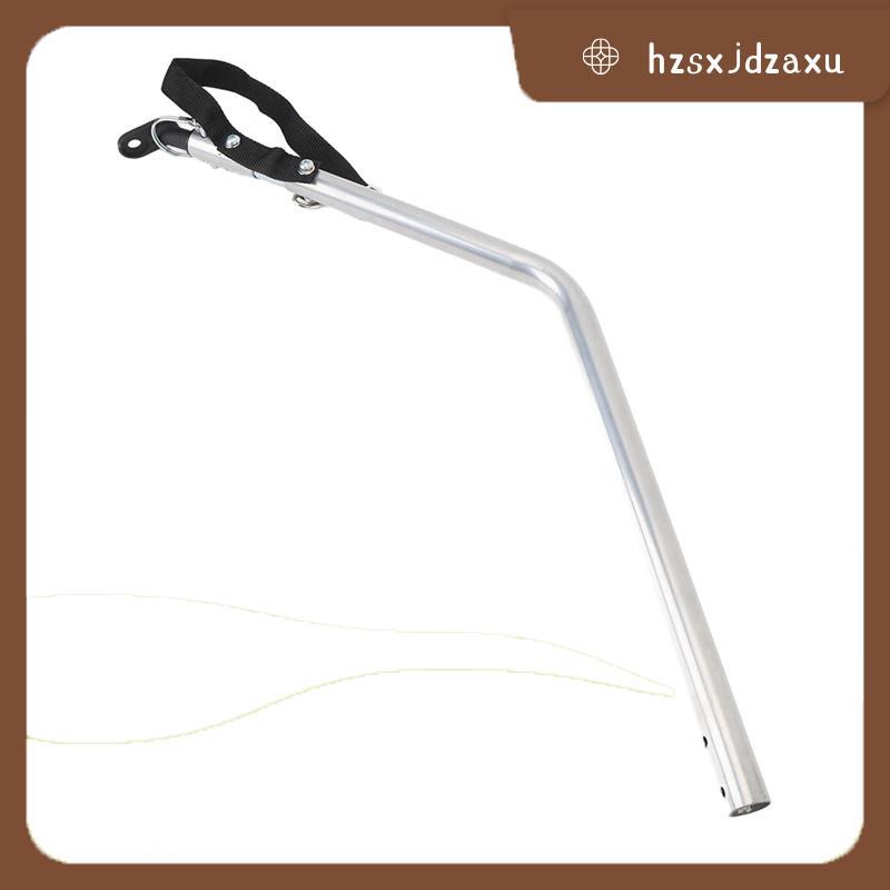hzsxjdzaxuBicycle Replacement Tow Bar เหล็ก Tow Bike Trailer Drawbar 74 ซม.พร้อมสายรัดนิรภัยสําหรับร