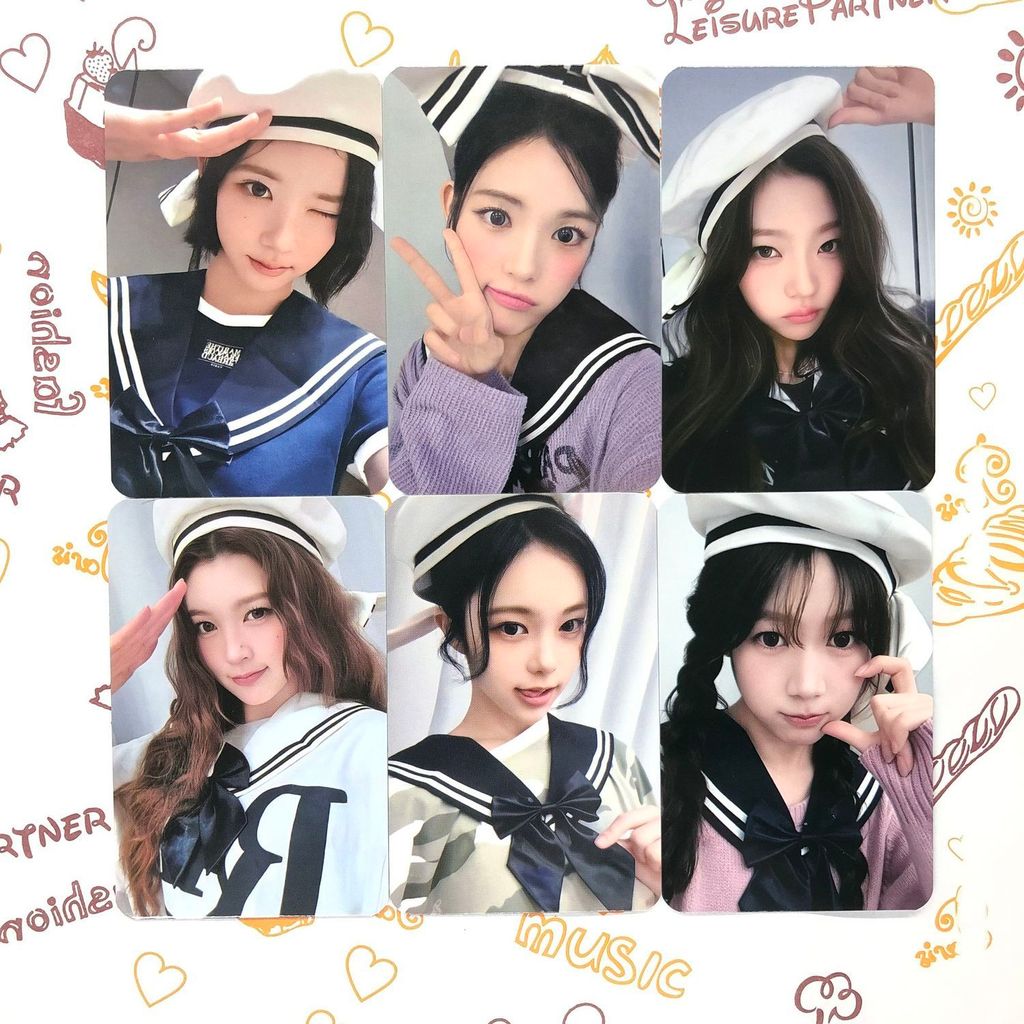 H2h Bonus Card wm Navy Lucky Card hearts2hearts Photocard