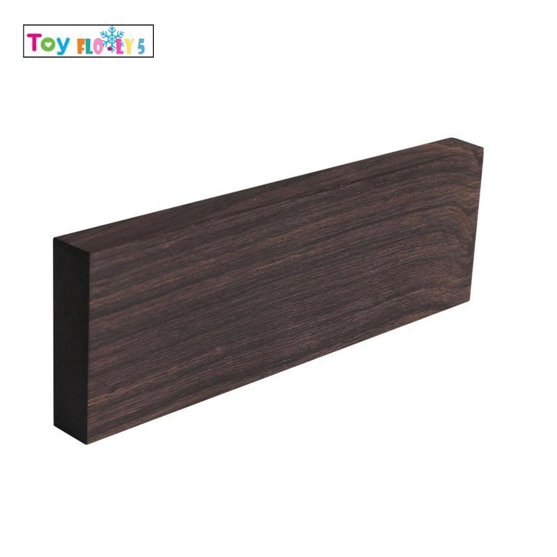 [Flurishroly5] ไม้ไม้มะเกลือสีดํา Lumber 4.7x1.6x0.4 นิ้ว Lumber DIY Handle Instruments Fade ไม้ Tim