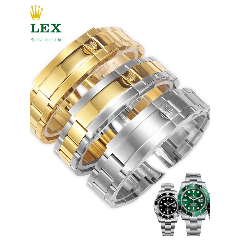 นาฬิกาเด็กผู้หญิง นาฬิกาผู้หญิง สายนาฬิกา Rolex สายเหล็กเหมาะสำหรับผู้ชาย Black Water Ghost Green Wa
