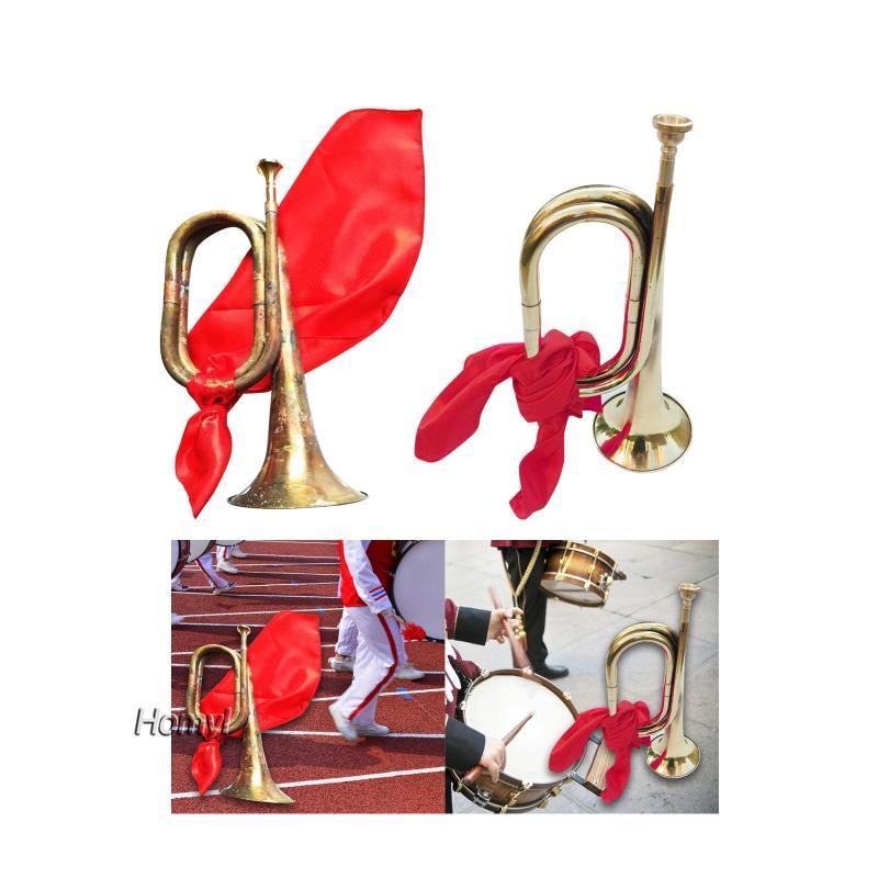 [Homyl] Scout Bugle Blowing Bugle Brass Bugle Trumpet สําหรับทหารม้าทหารม้าวงเริ่มต้น