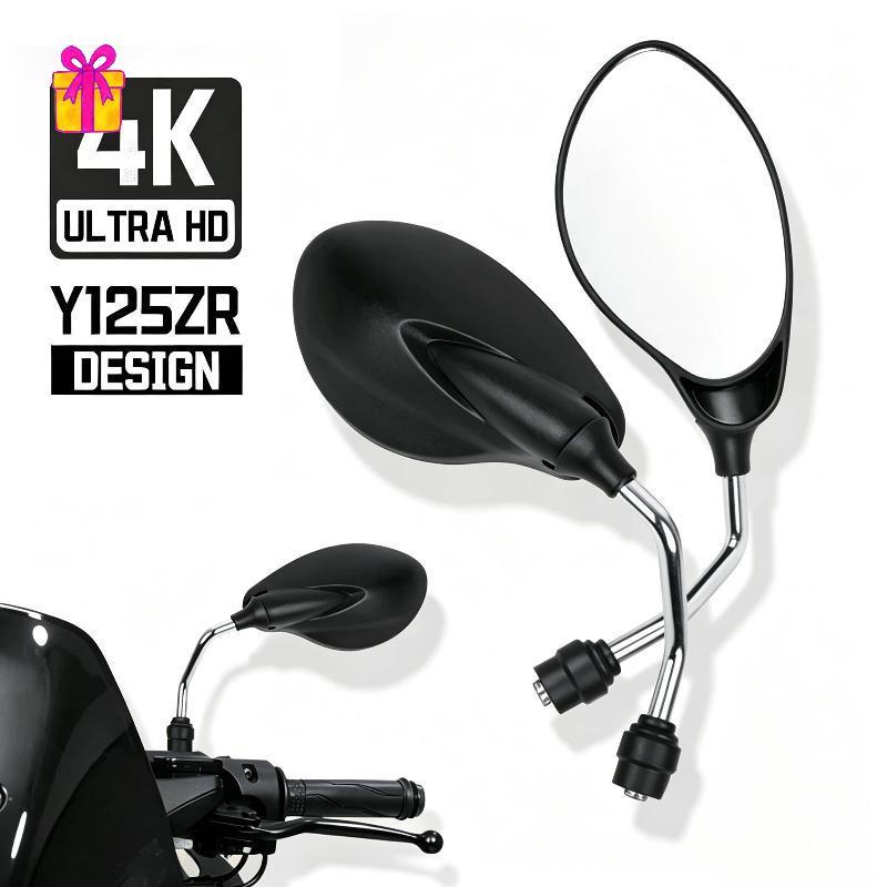 [INTH] กระจกมองข้างมอเตอร์ไซค์ Drop Resistance กระจกมองหลังกันน้ําเข้ากันได้กับ Y125ZR H2C V2 Mio I 