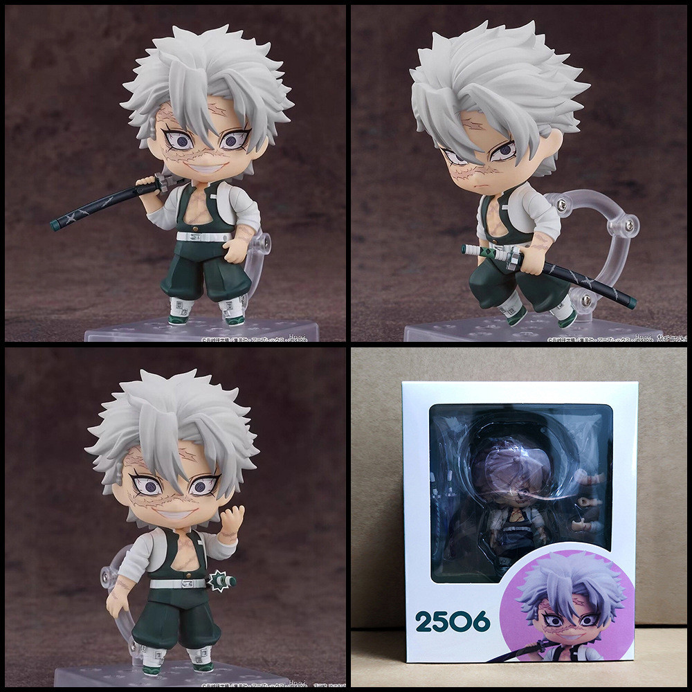 ดาบพิฆาตอสูร Q版 Clayman Fig #2506 Sanemi Shinazugawa Wind Hashira ตุ๊กตาสะสมรูปการกระทํา