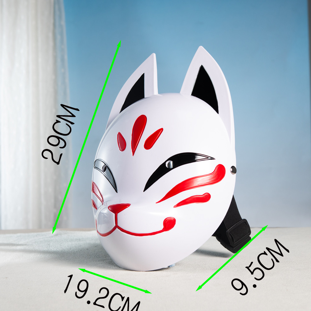 หรูหราหนาเรซิ่น Genshin Cherry Blossom หน้ากาก Big Drawing COS Ayama Prom Party Fox หน้ากากฮาโลวีน