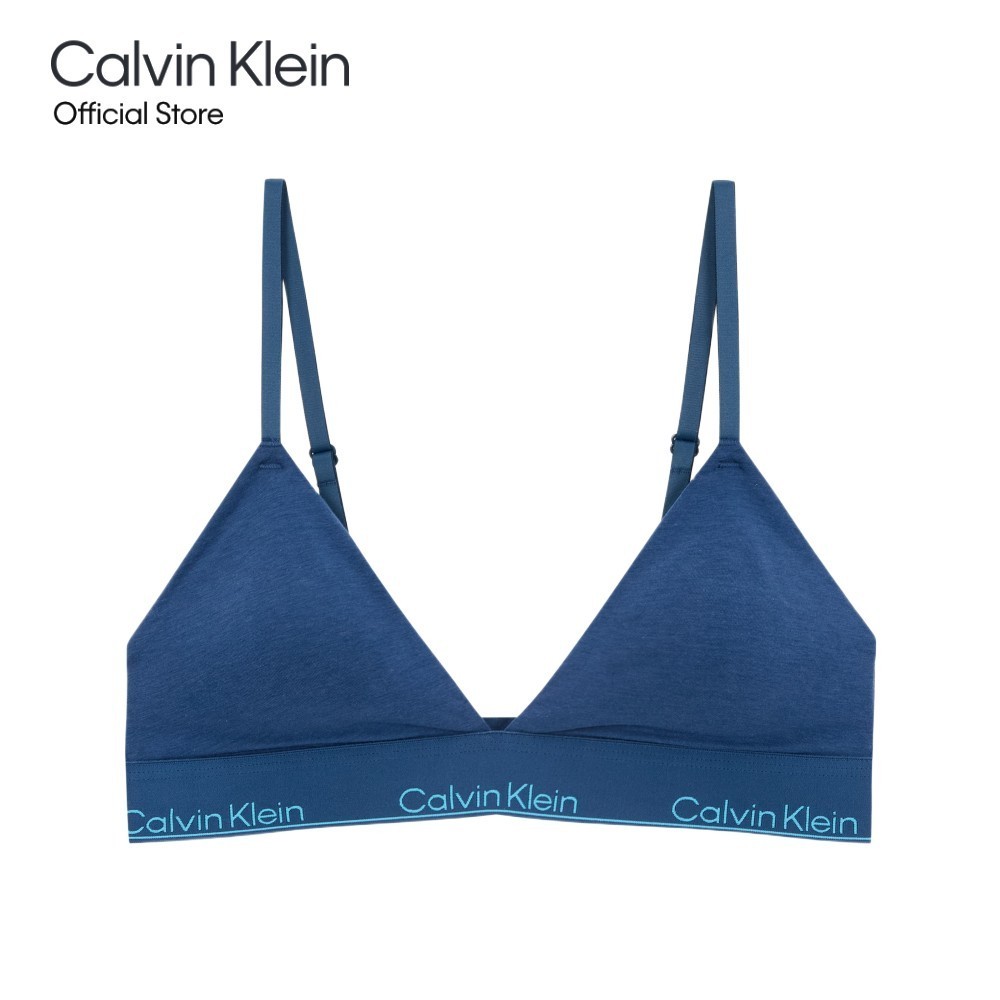CALVIN KLEIN เสื้อชั้นในผู้หญิง Icon Cotton Modal รุ่น QF8498AD CEC-สีน้ำเงิน
