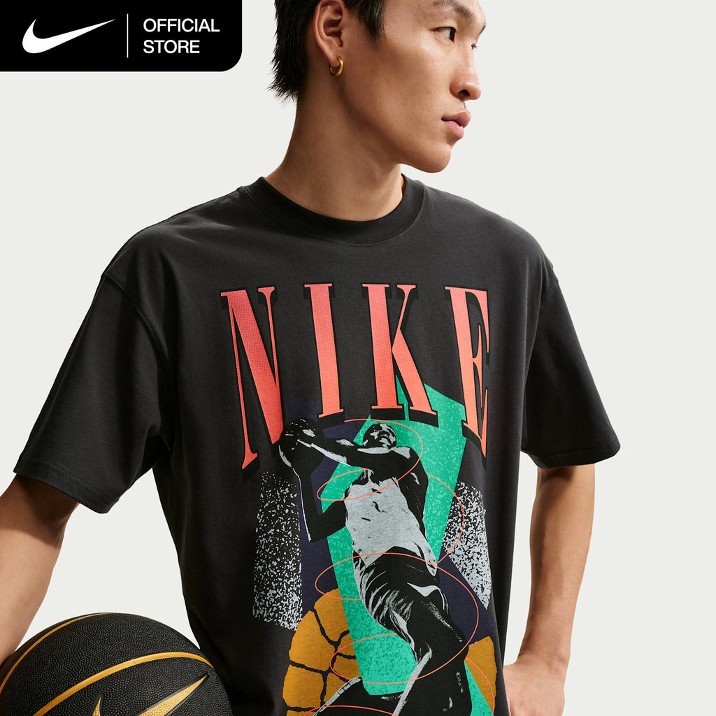 NIKE تيشيرت كرة سلة رجالي — أسود — صورة 3
