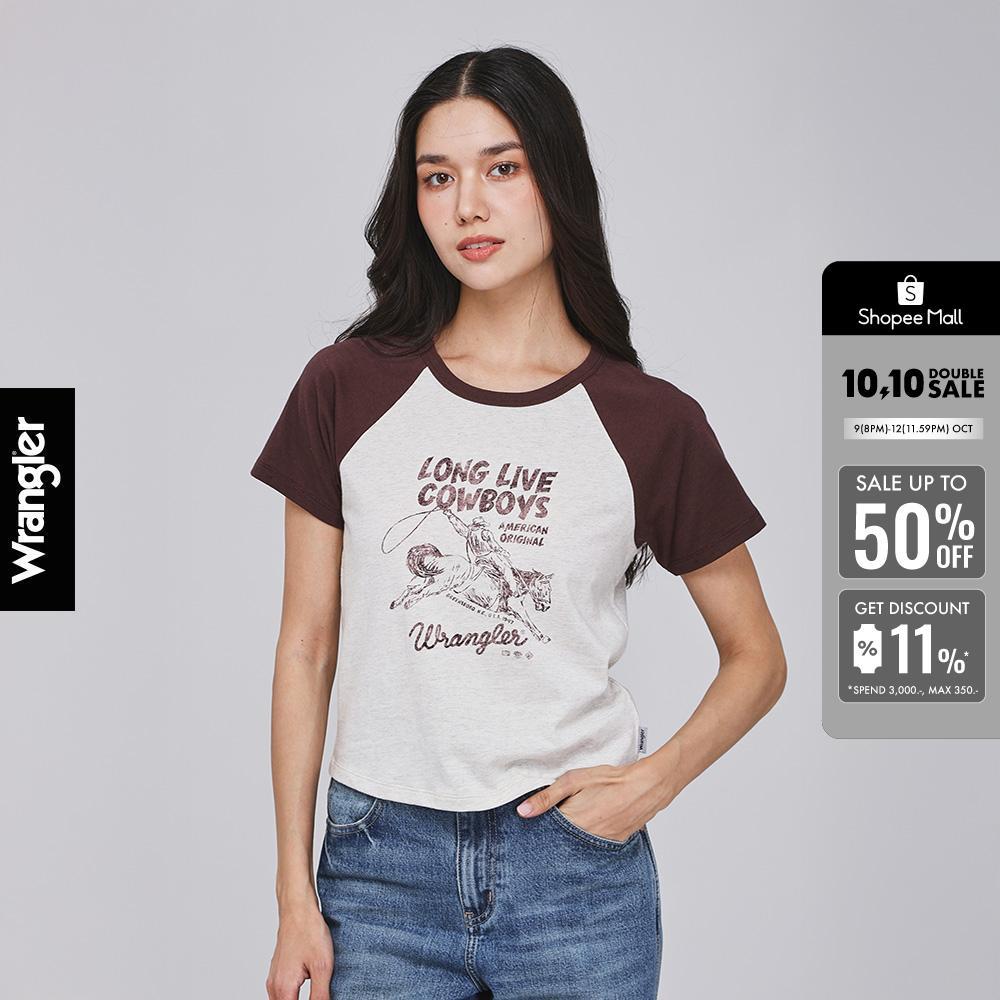 رانجلر تيشيرت Beyond Denim ـ نسائي رمادي — صورة 2
