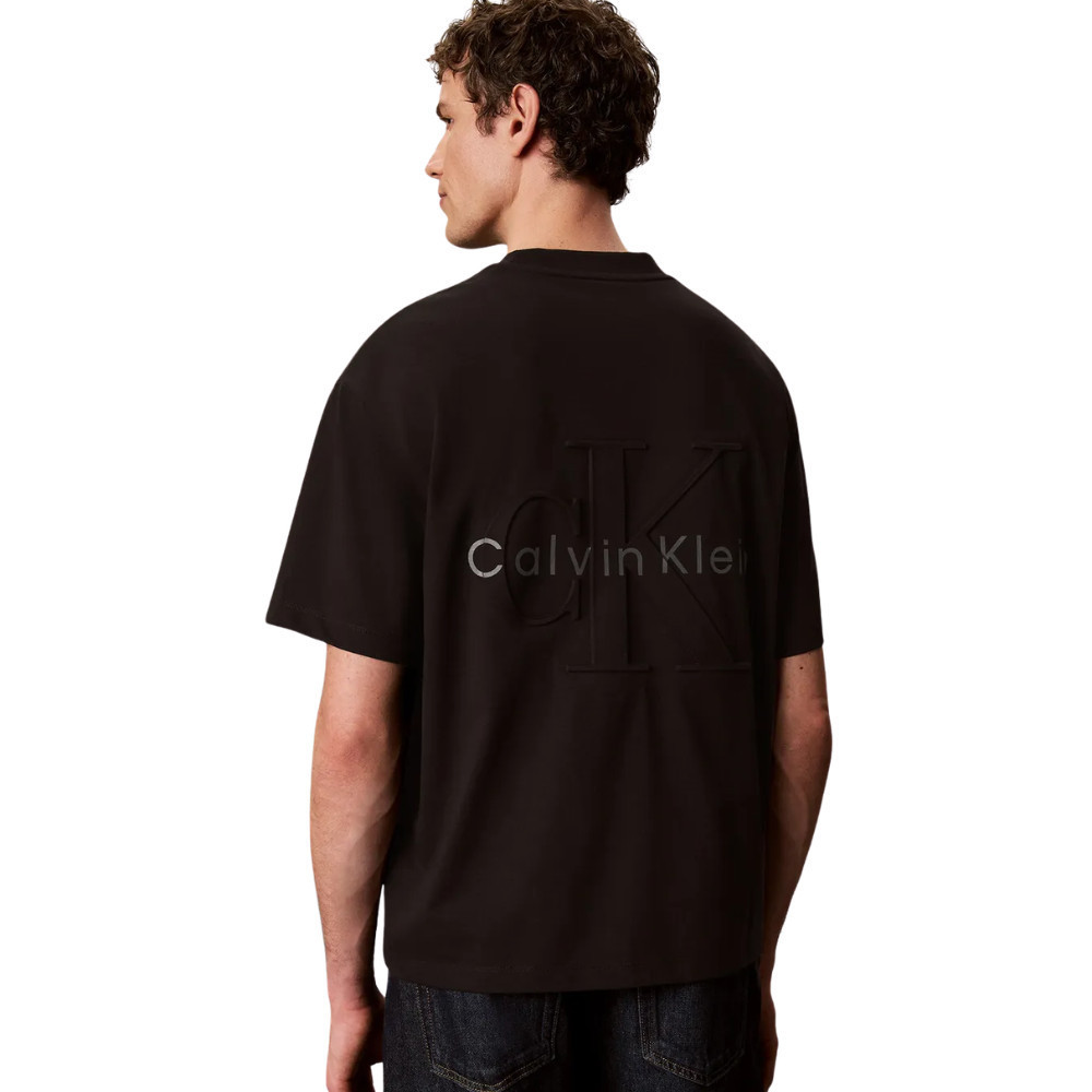 CALVIN KLEIN تيشيرت رجالي Cooling Jersey Monogram Relaxed — صورة 4