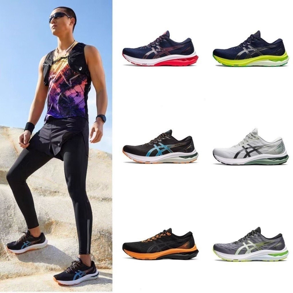 รองเท้าวิ่ง GEL-GT-2000-11 ผู้ชาย ออกแบบมาเพื่อเสถียรภาพและกระชับ มีตาข่ายระบายอากาศ