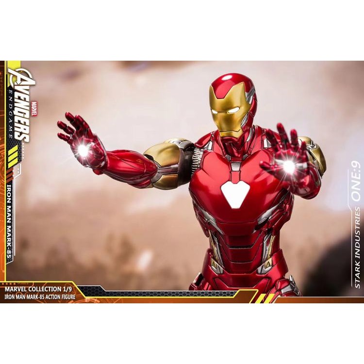 พร้อมสต็อก Marvel 1: 9 Migu Man House Avengers Resurrection Iron Man MK85 เคลื่อนย้ายได้ 27 ซม.