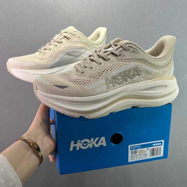รองเท้าวิ่ง Hoka Bondi 9 และ Hoka Bondi 8 สำหรับผู้ชายและผู้หญิง