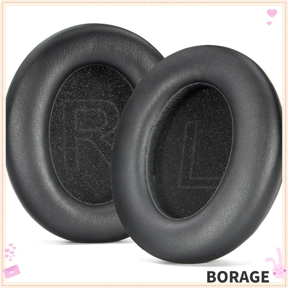 BORAG 1 คู่แผ่นรองหูฟัง,เปลี่ยนแผ่นรองหูฟังนุ่ม,โปรตีนหน่วยความจําโฟมแผ่นรองหูฟังสําหรับ Anker Sound