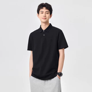 POLOเสื้อโปโล ผ้านุ่ม ไม่ต้องรีด ใส่ได้ทั้งชายหญิง ผ้าเย็นสบายและระบายอากาศได้ดี เสื้อโปโลแขนสั้นพื้นฐาน