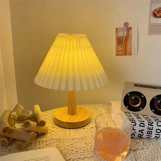 UORRIS โคมไฟหัวเตียง โคมไฟตั้งโต๊ะ led โคมไฟ แสงอบอุ่นLED สำหรับห้องนอน สไตล์มินิมอล