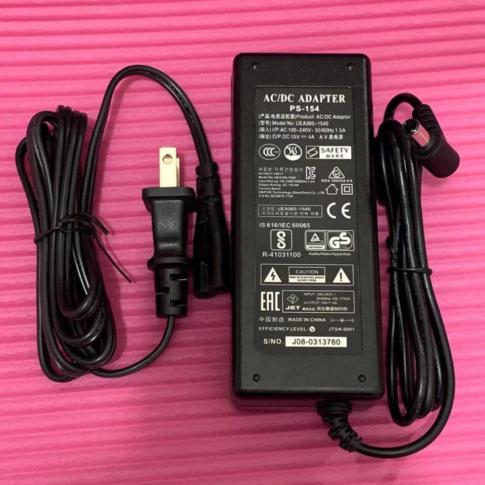 KAWAI Kavai เปียโนไฟฟ้า PS-154 Kawaii อะแดปเตอร์เปียโนดิจิตอล 15V4A สายชาร์จ