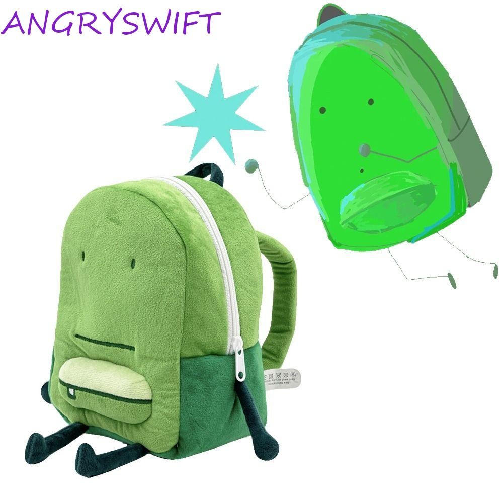 ANGRYSWIFT ONE Liam กระเป๋าเป้สะพายหลังตุ๊กตา, Rain Point ตัวละครอะนิเมะ Liam Mini Knapsack กระเป๋า,