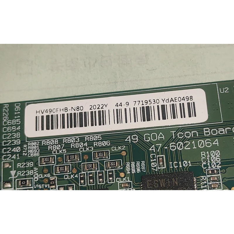 จัดส่งฟรี! HV490FHB-N80 บอร์ดลอจิก BOE บอร์ด T-CON 47-6021064 49E3500