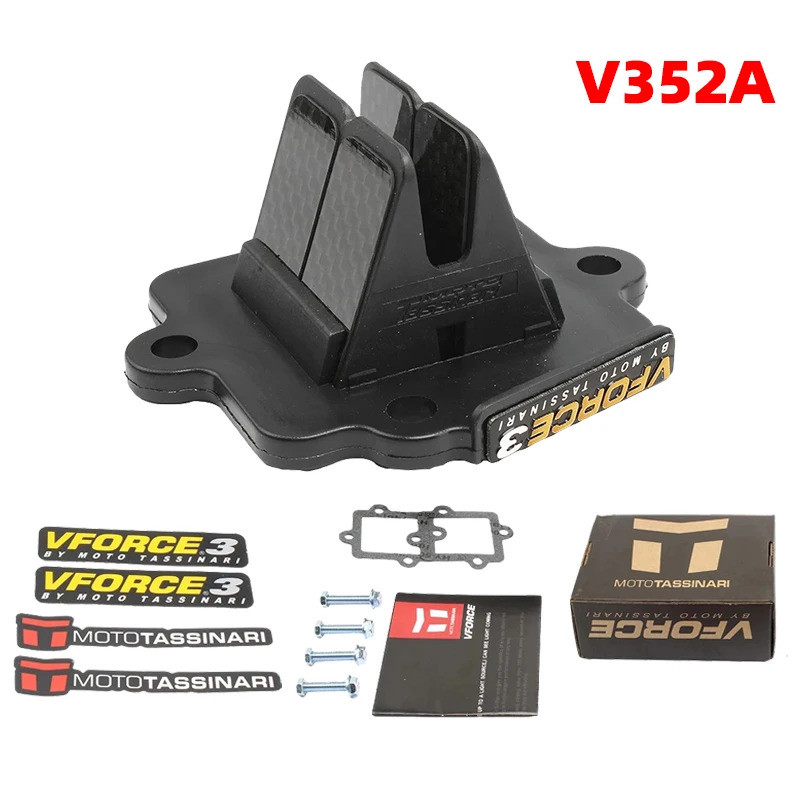 รถจักรยานยนต์ V352A ชุดวาล์วกกคาร์บอนไฟเบอร์สําหรับ Min Horz Yamaha 50 YQ Aerox R E2 2003-2012 และ Y