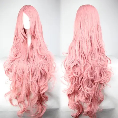 ของตกแต่งทรงผมสำหรับ cosplay Luka จาก Vocaloid สไตล์อนิเมะ สีชมพู เหมาะสำหรับผู้หญิง
