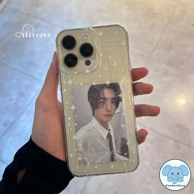 เหมาะสำหรับ IPhone 17 15 11 13 12 16 14 Pro Max X XS XR Max 7 8 Plus กรอบรูปดาวโบว์สุดเก๋ แป้งกลิตเตอร์ เคสใส ราคา ถูกที่สุด ดีลบีเคเค แกลเลอรีภาพที่ 8