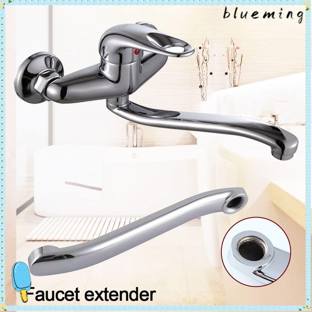 BLUEMING Faucet Extender Connector, S-type Stainless Steel Basin Faucet Tube, Modern Quick Open Sink