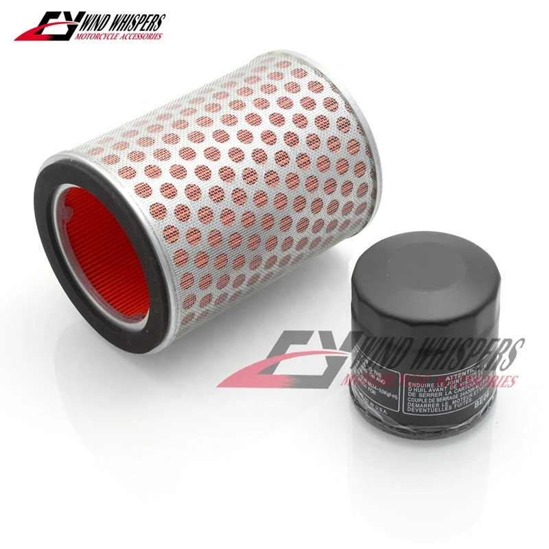 กรองน้ํามันเครื่อง Air Intake Filter ทําความสะอาดสําหรับ Honda CB 900 F Hornet SC48 2002 2003 2004 2