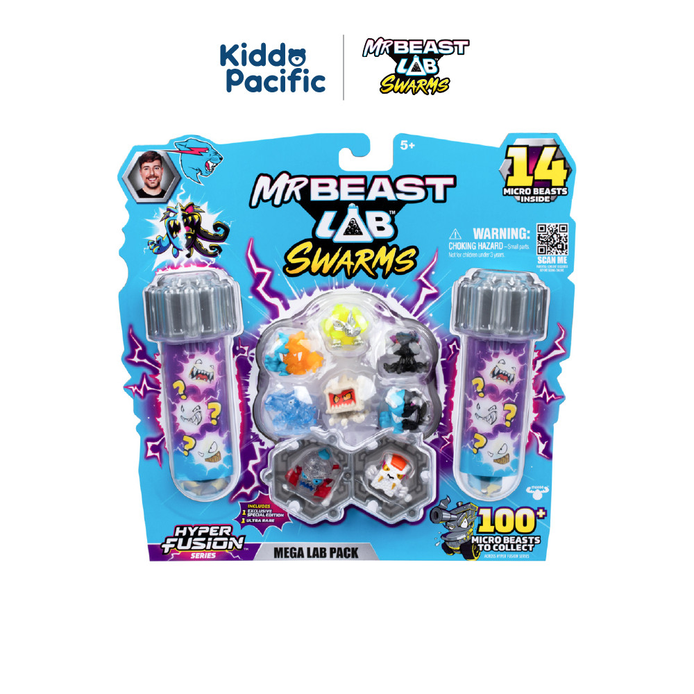 MRBEAST LAB SWARMS S3 MEGA LAB AST A  14 PC ของเล่นฟิกเกอร์