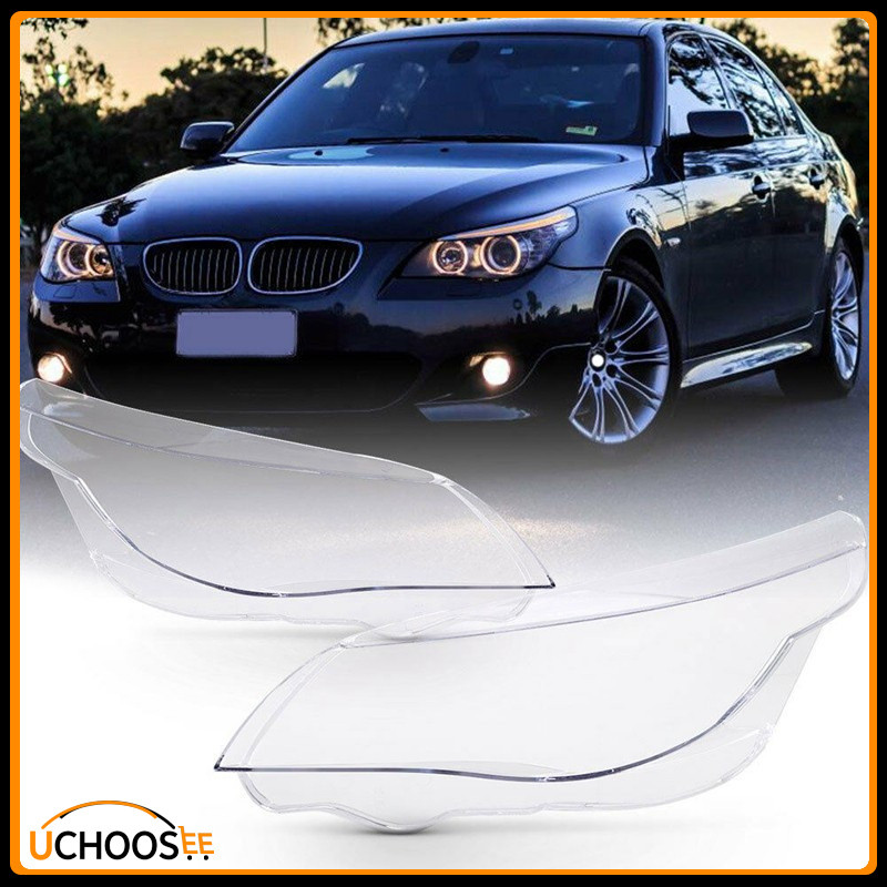 ฝาครอบเลนส์ไฟหน้ารถด้านหน้าสําหรับ BMW 5 Series E60/E61 03 -10