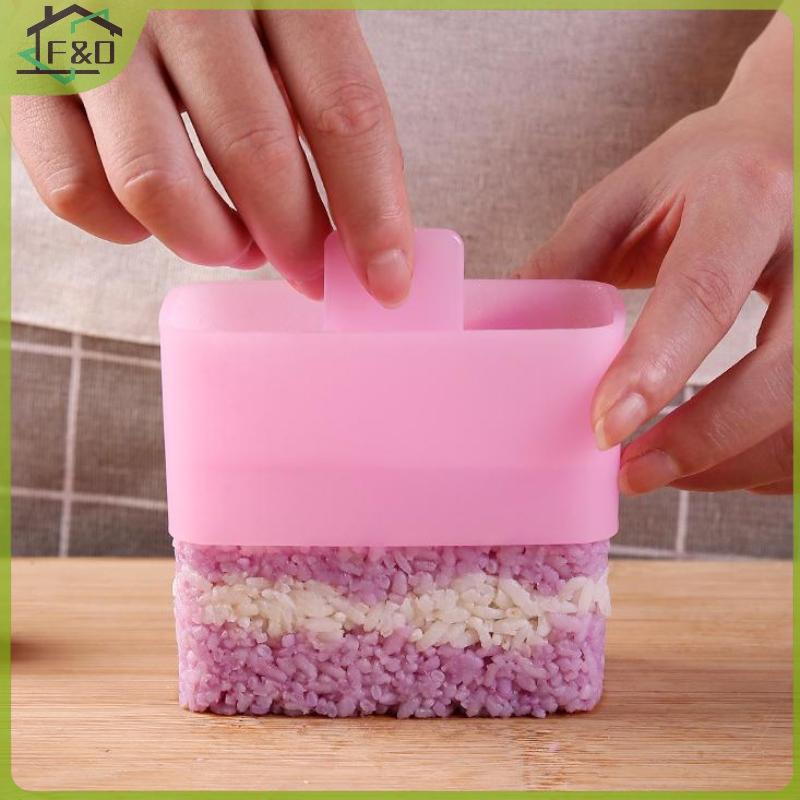 F&O Onigiri Mold Home Kitchen Food Utensils สําหรับห้องครัว 4-5 ชิ้นชุดซูชิกดสะดวก DIY Bento อุปกรณ์