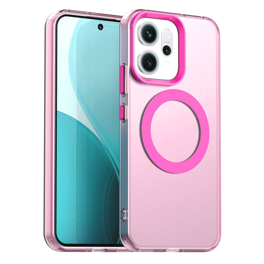 สําหรับ OPPO Reno 14 Pro 14F A5 5G แม่เหล็กหรูหรา Frosted ไร้สายชาร์จกรณี Protector ฝาครอบ