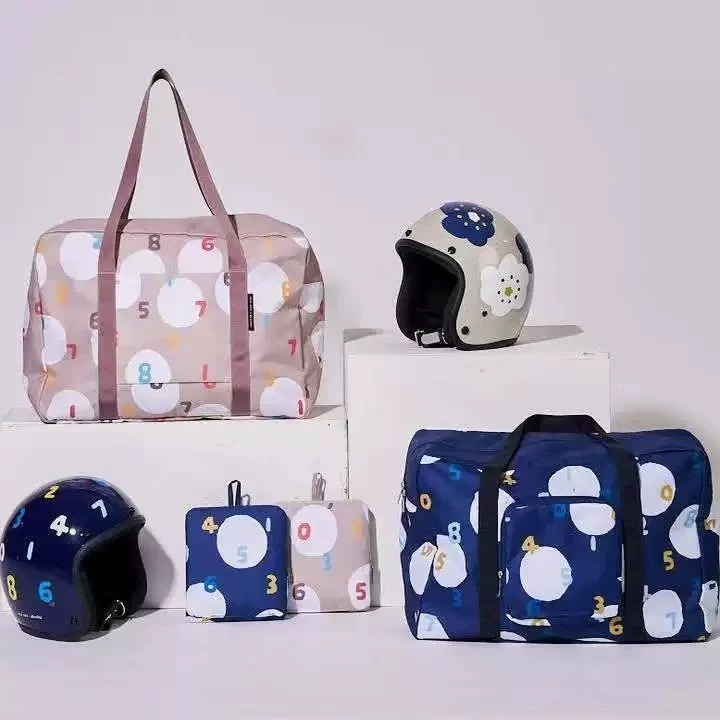 กระเป๋าเดินทางแบบพับได้พิมพ์ลายดิจิตอลสตรีทแวร์ญี่ปุ่น - Spacious Carry-On TSA-Approved และขยายได้