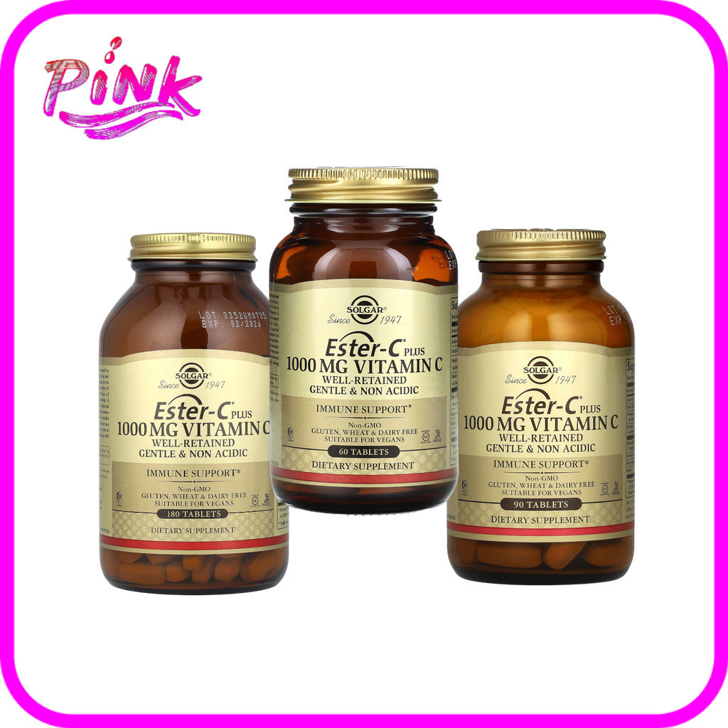 Solgar, Ester-C Plus, Vitamin C, 1,000 mg วิตามิน C ขนาด 1,000 มก