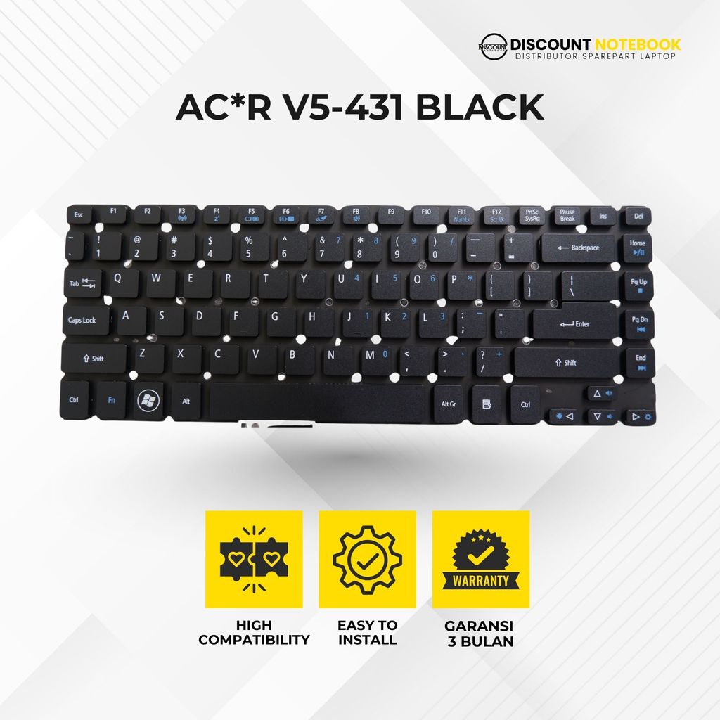 คีย์บอร์ดแล็ปท็อป ACER Aspire V5-431 V5-471 Timeline M3 [รับประกัน 3 เดือน]