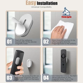 Powerful Silicone Remote Control Hook Magnetic Organizer for Table Storage