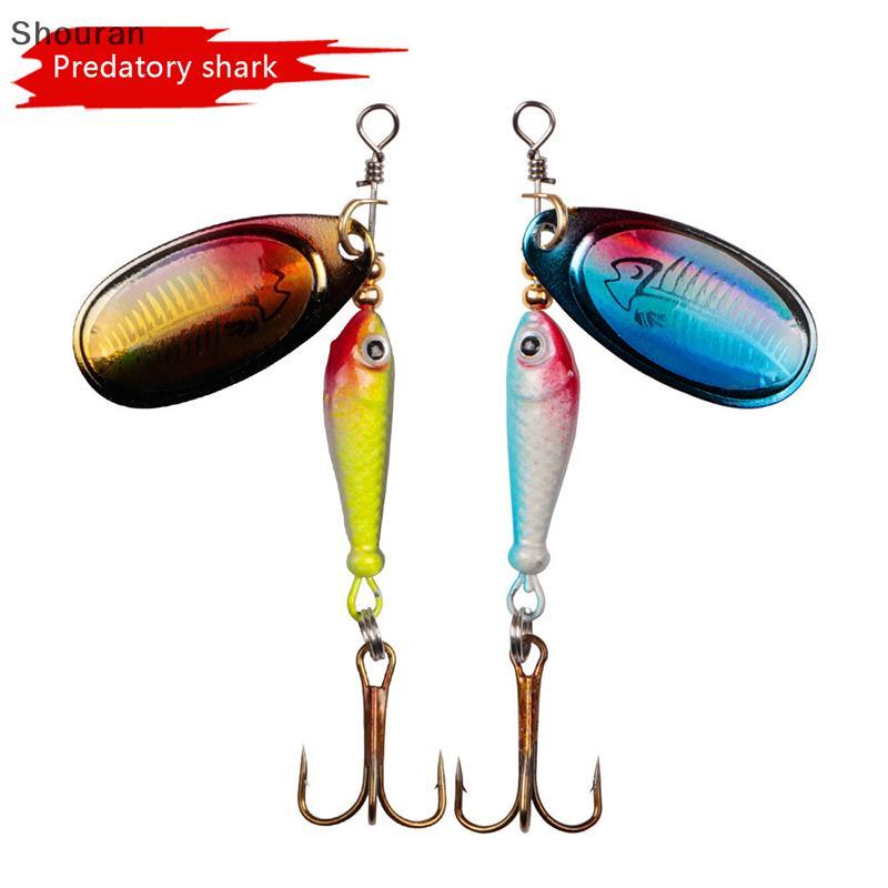 (niangben888) ใหม่เหยื่อตกปลาโลหะ 9g เหยื่อคุณภาพสูงเหยื่อแข็ง Treble Hook Fishing Tackle สําหรับ Pi