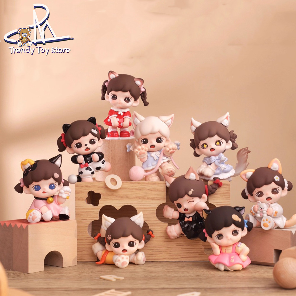 [สต๊อกพร้อม] zora Meow Cat Yanshe Mystery Box Decorative Doll Figure zora Third Generation mini Litt