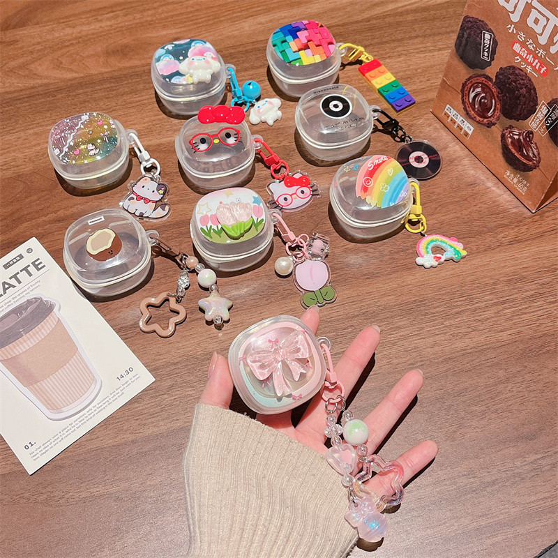 สําหรับ Baseus Bowie WM01 WM02 เคส Case เคสหูฟัง โบว์ไล่ระดับส่วนบุคคลลาย cloud Cinnamoroll