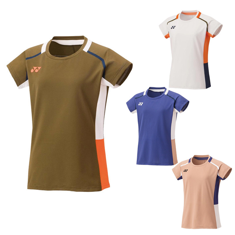 เสื้อยืดการแข่งขันแบดมินตันสไตล์เกาหลี ออกแบบมาสำหรับผู้หญิง เพื่อมอบประสิทธิภาพในการระบายอากาศและสวมใส่ได้อย่างสะดวกสบาย