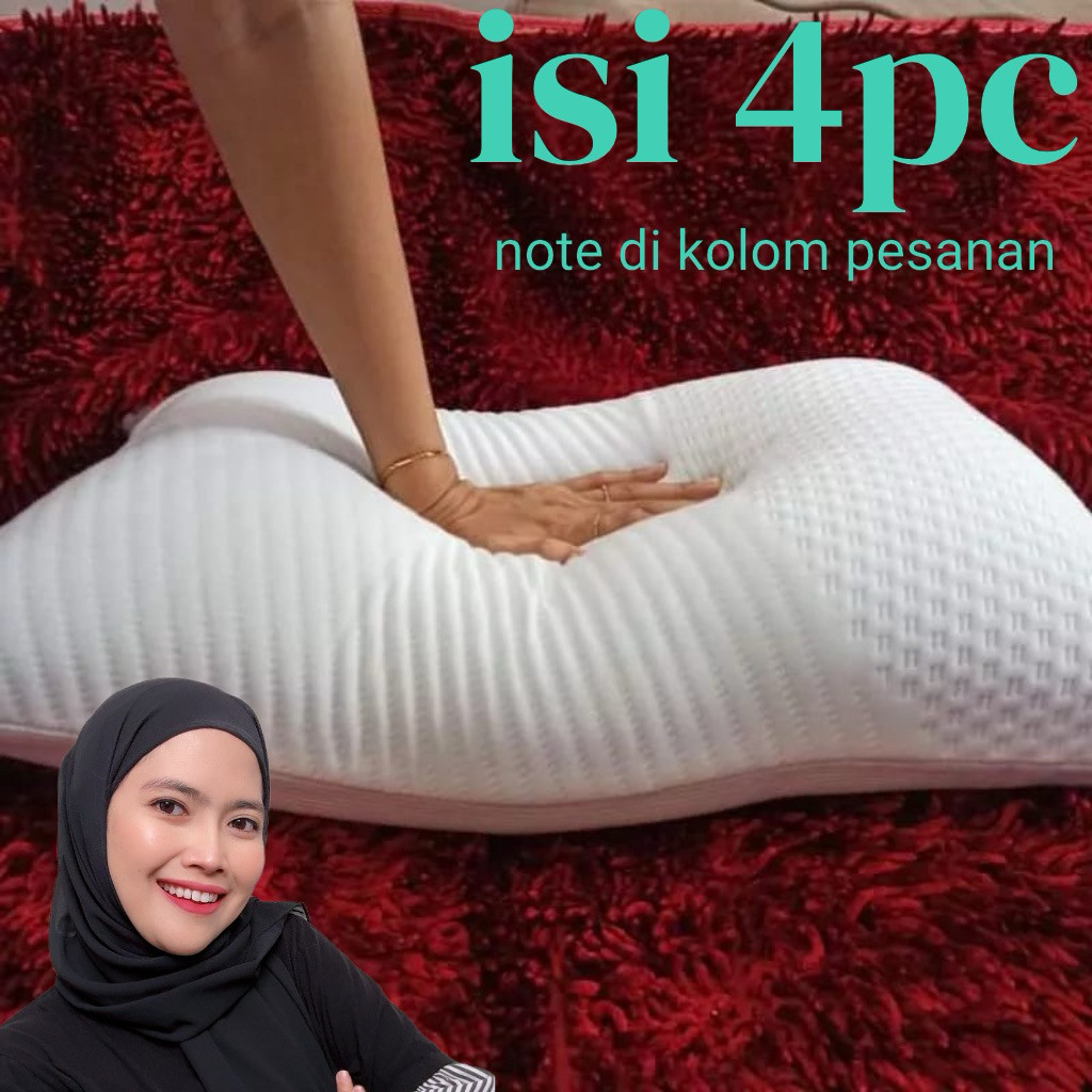 MAJAPUR COTENTS 4PC (เขียนในคอลัมน์การสั่งซื้อ) SUPER SOFT COOL MEMORYFOAM HOTEL PILLOWS -BPD