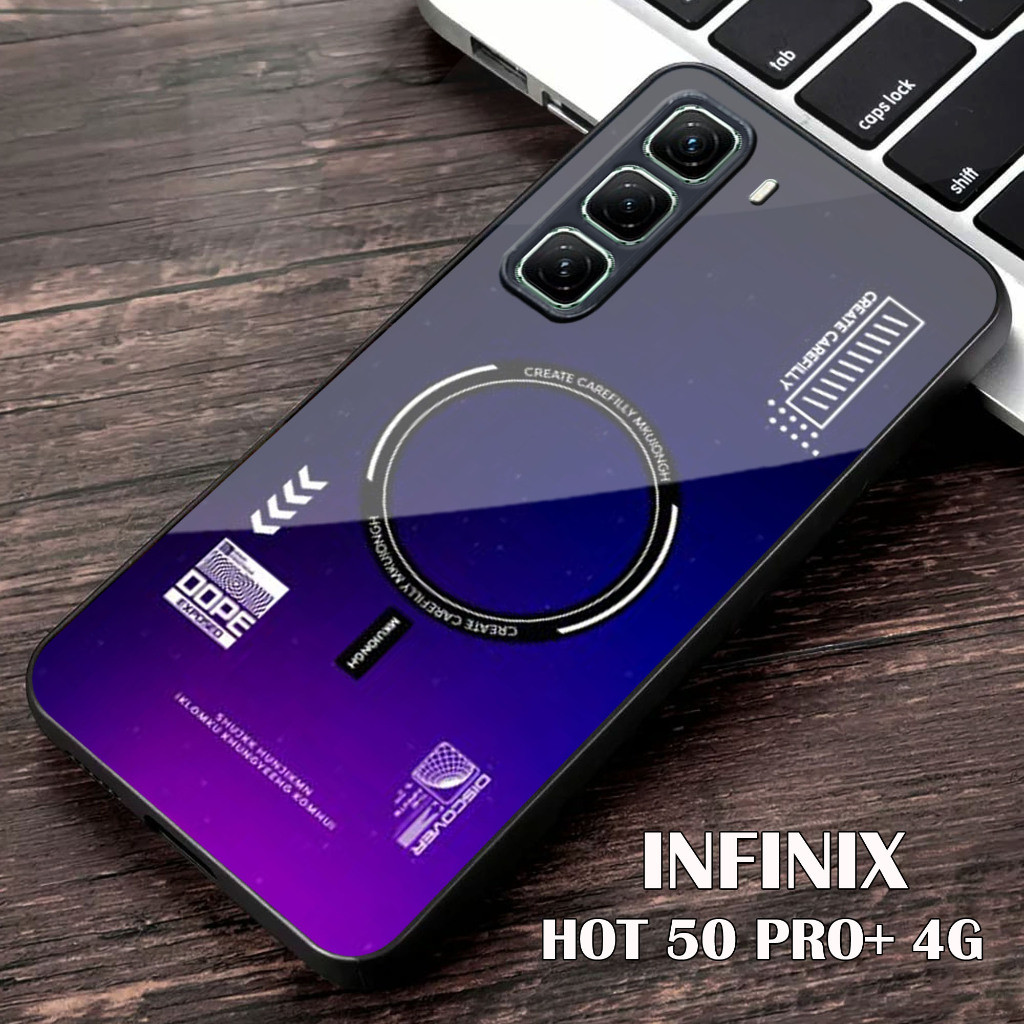 Softcase Glass Shiny Glass Infinix Hot 50 Hot 50 Pro Hot 50 Pro+ Casing Hp Infinix Hot 50 Pro+ K07