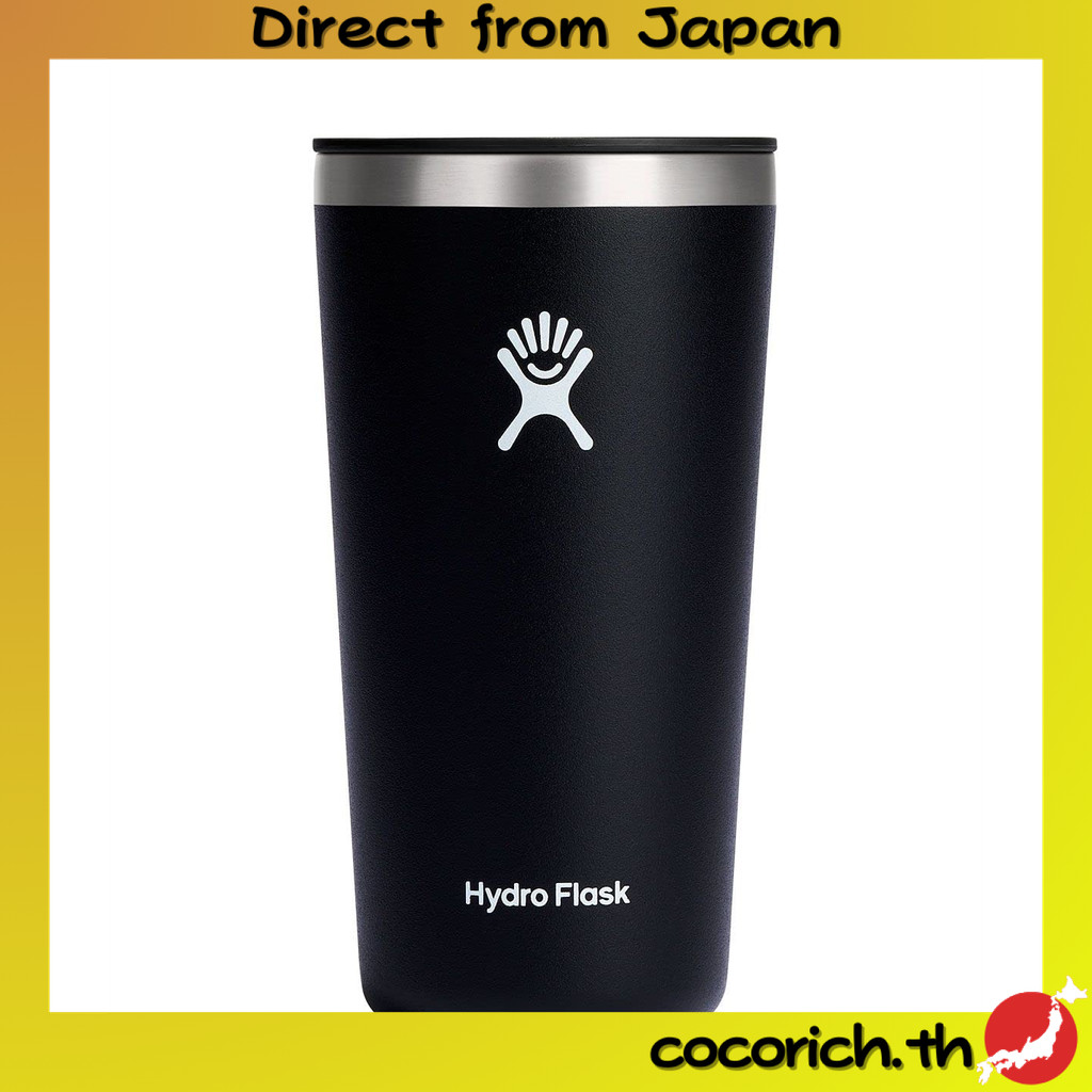 Hydro Flask 20oz (591ml) All-Around Tumbler พร้อมฝาปิดพกพาสะดวก ผลิตจากสแตนเลส 18/8 ทนทานและไม่เป็นส