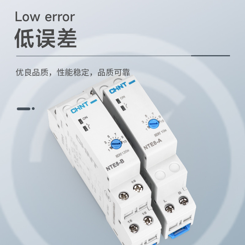 Zhengtai รีเลย์เวลาเล็ก NET8-A ปิด B เปิด Delay 10S12S48S วินาที AC220V DC24V