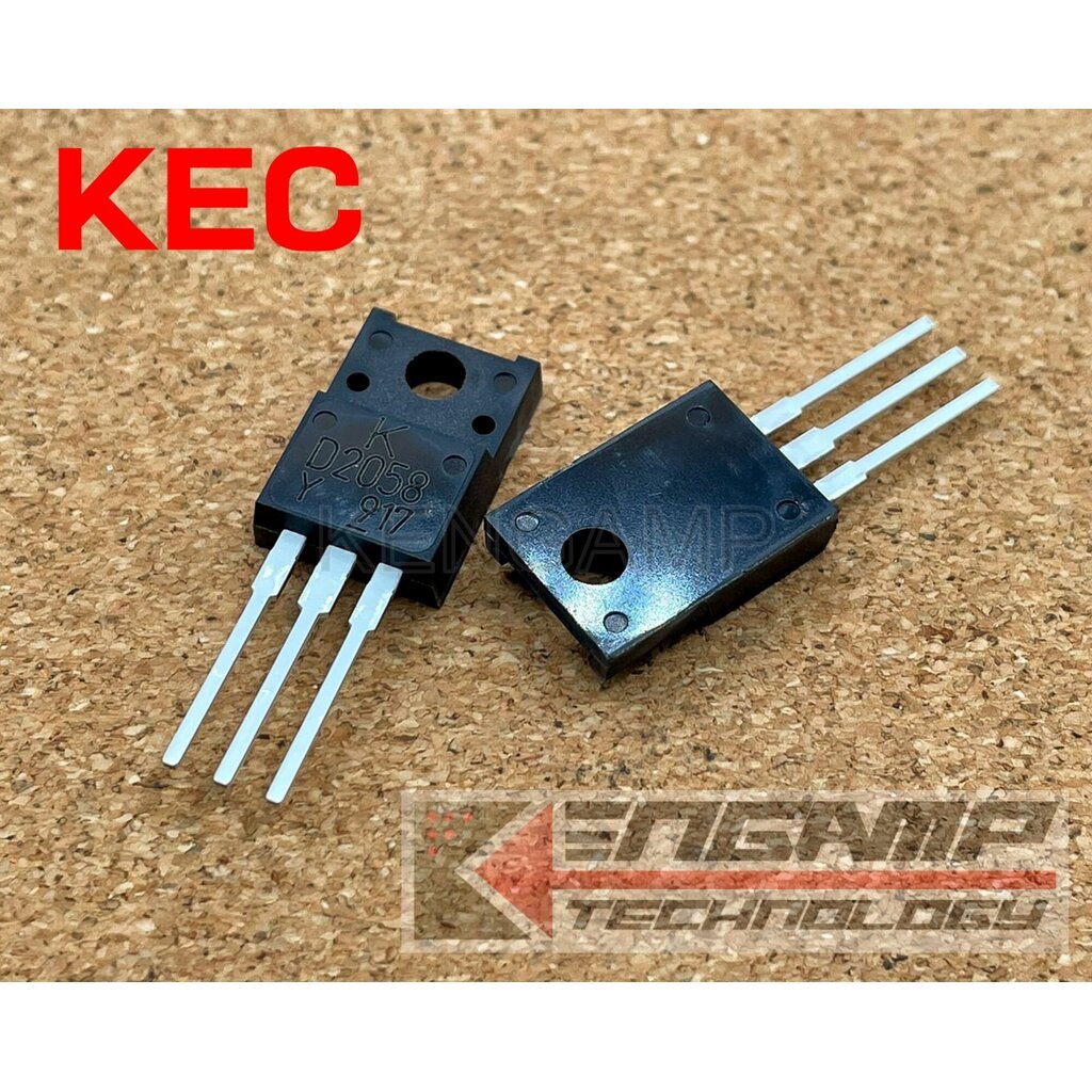 (1ตัว) KTD2058 KEC 3A 60V NPN TO-220F