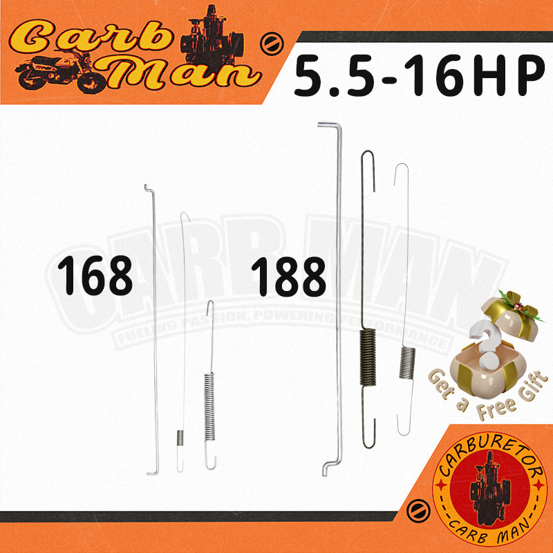 ชุดสปริงคันเร่ง กาวานา เครื่องยนต์เบนซิน 5.5-13แรง สปริงรั้งคันเร่ง อะไหล่เครื่องปั๊มน้ำ เครื่องสูบน้ำ GX120 GX160 GX200 GX270 GX340 GX390