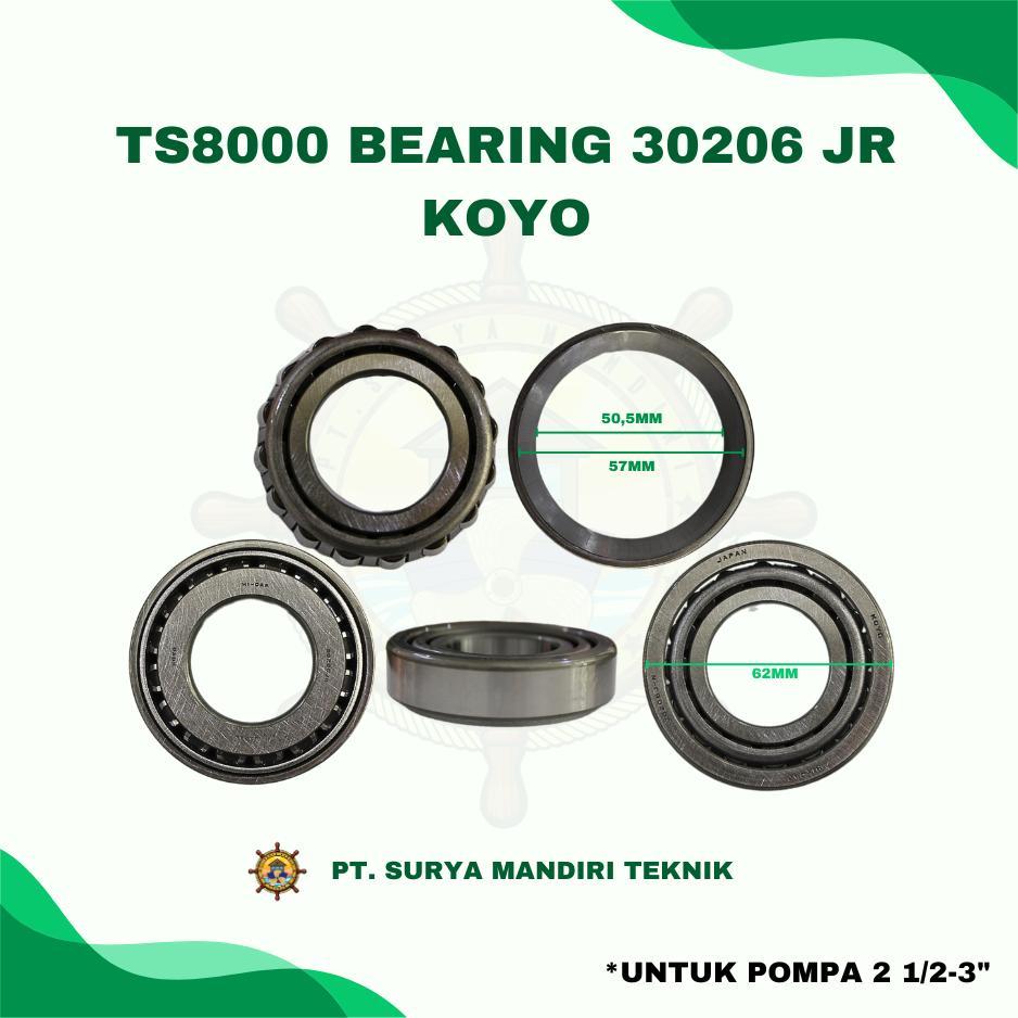 TS8000 BEARING 30206 JR KOYO