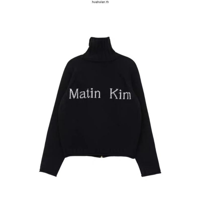 [SR-STUDIO] Matin kim เสื้อแจ็กเก็ตคาร์ดิแกน แขนยาว คอสูง สไตล์เกาหลี สําหรับผู้ชาย และผู้หญิง